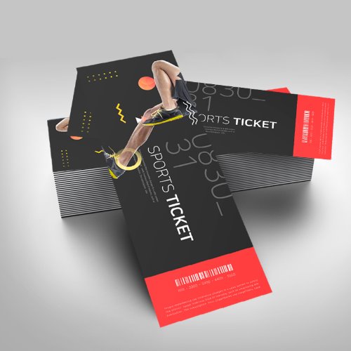 일반 수입지 티켓 (심플한 스타일 기본 수입지 티켓 상품권 제작 디자인 인쇄)